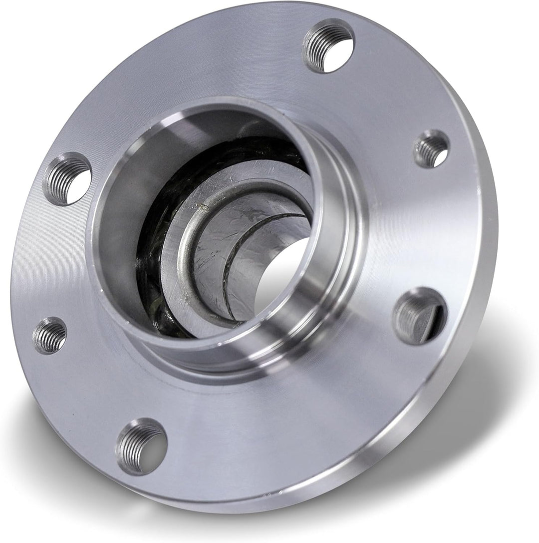 febi bilstein 171142 Radlagersatz mit Radnabe, ABS-Impulsring und Achsmutter, 1 Stück