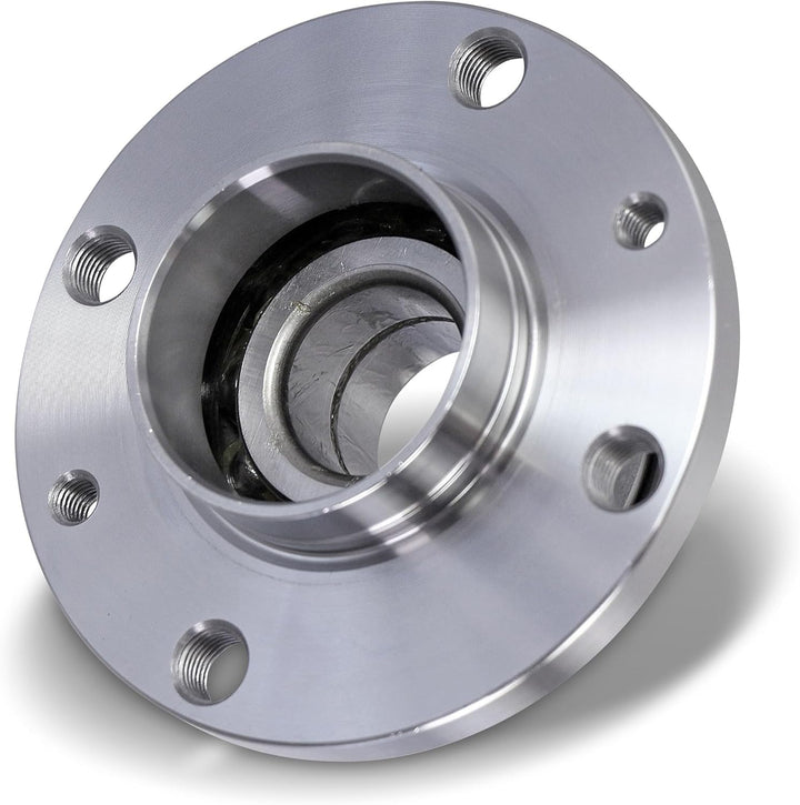 febi bilstein 171142 Radlagersatz mit Radnabe, ABS-Impulsring und Achsmutter, 1 Stück