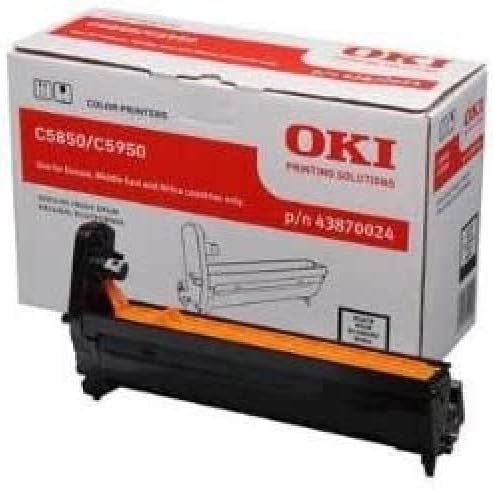 OKI 43870024 C5850, C5950 Trommel 20.000 Seiten, schwarz, Schwarz