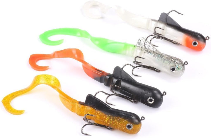 Mizugiwa 20,3 cm/20 cm 45 g Pike KY Dawg Angeln weiche Köder Köder zabder Süsswasser Curly Shad Tack