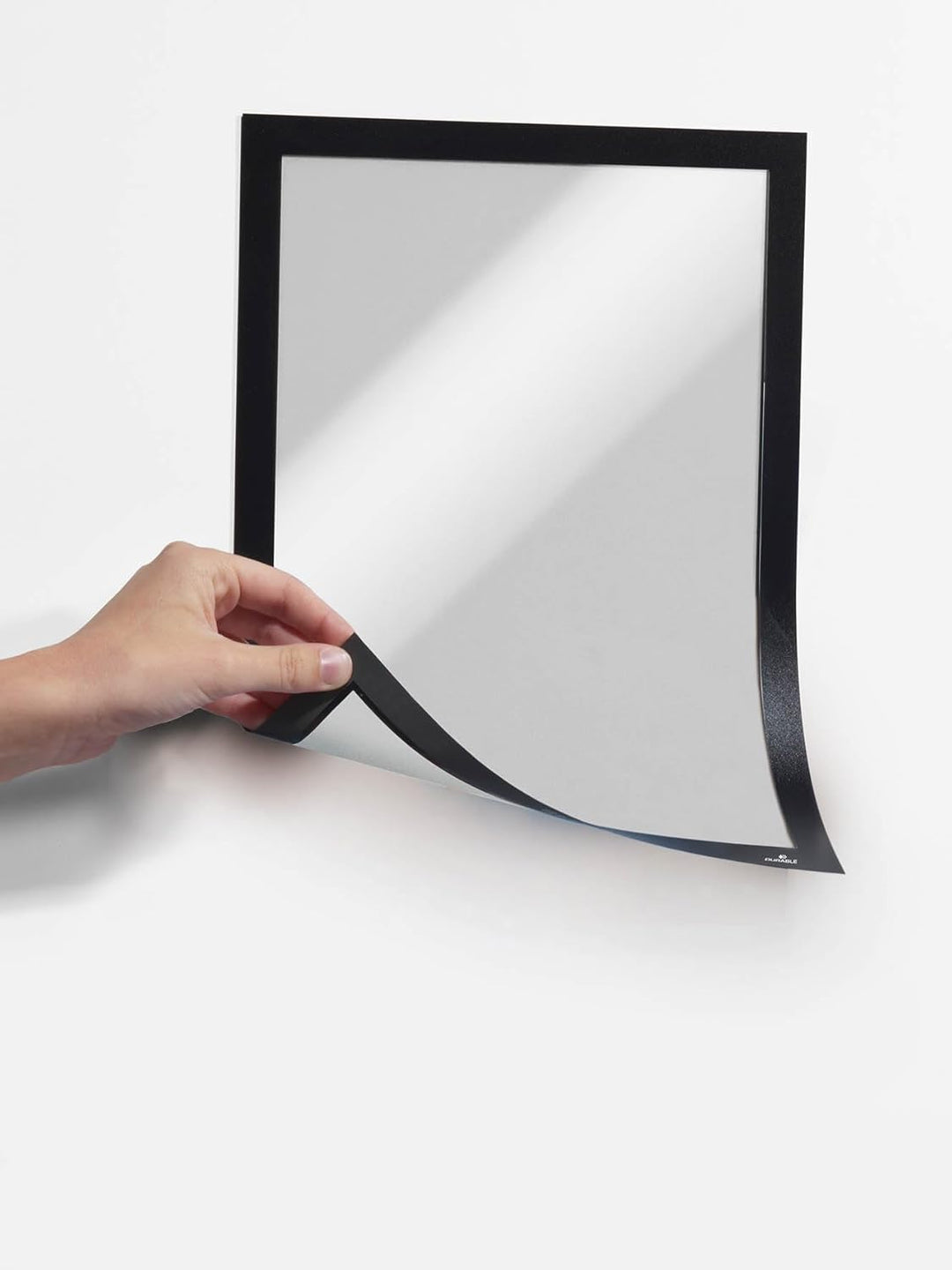 Durable Info-Rahmen Duraframe Magnetic (A3, Magnetrahmen für metallische Oberflächen) 5 Stück, schwa