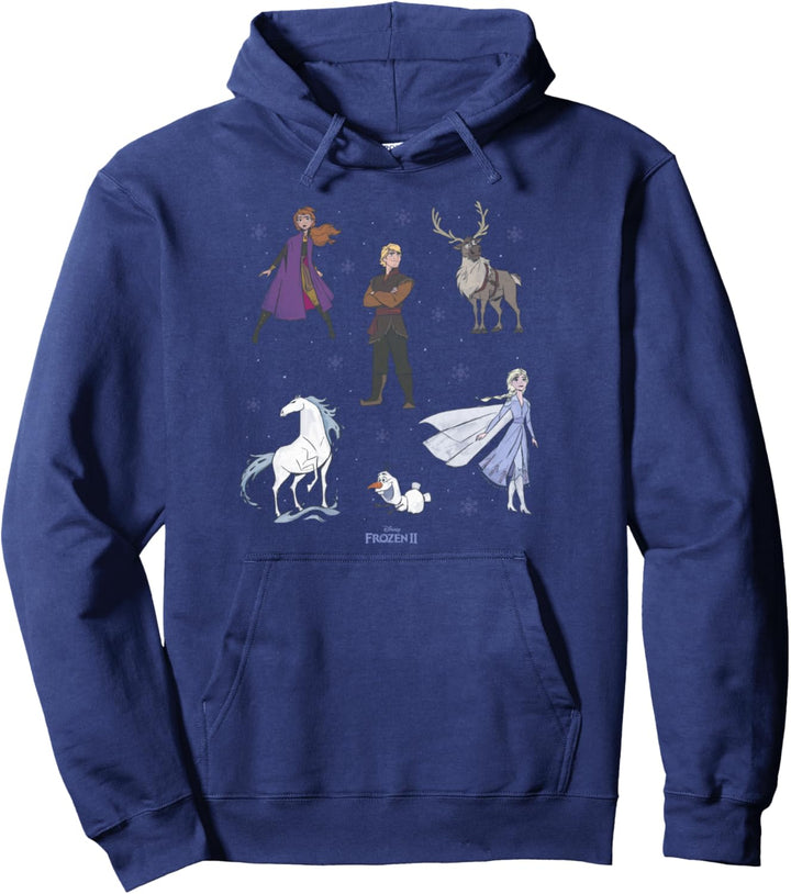 Disney Frozen 2 Group Shot Doodles Pullover Hoodie