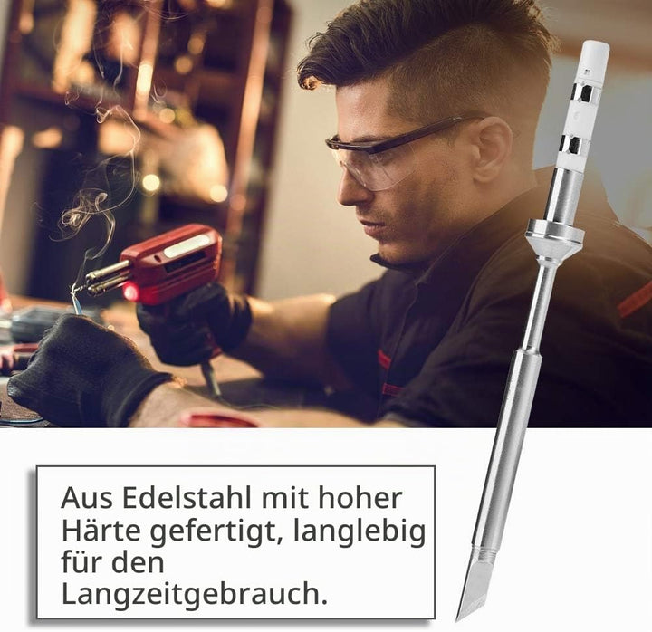 Broco TS100 Lötspitze,7pcs Mini Edelstahl Lötspitzen Ersatz for TS100 Lötkolben 7 Typen TS-K TS-KU T