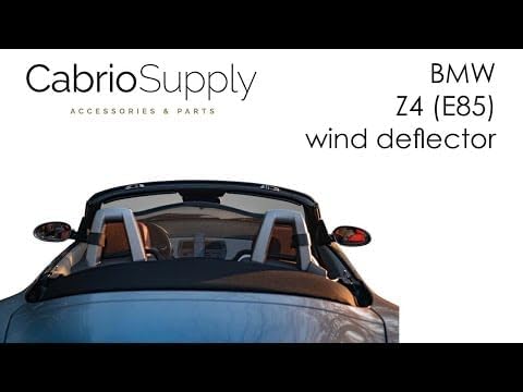 Aperta Windschott passend für BMW Z4 E85 100% Passgenau OEM Qualität Schwarz Windstop Windabweiser