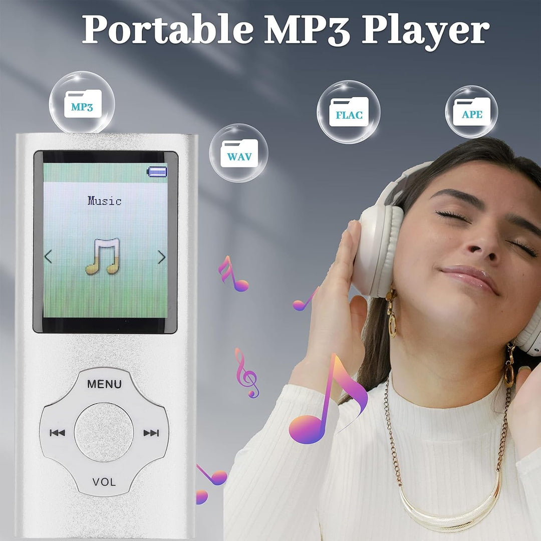 Bewinner 128 GB MP3 -MP4 -Player mit Bluetooth und WiFi, Tragbarer Verlustfreier Sound MP3, HiFi Sou