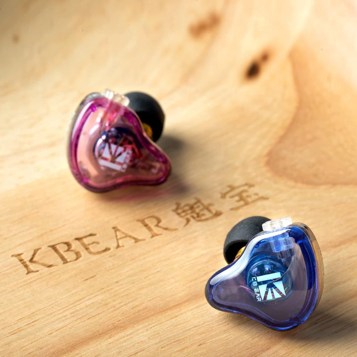 Yinyoo KS2 Kopfhörer, KBEAR HiFi In-Ear-Kopfhörer Over-Ear-Kopfhörer für PC, 1BA 1DD Hybrid Headset
