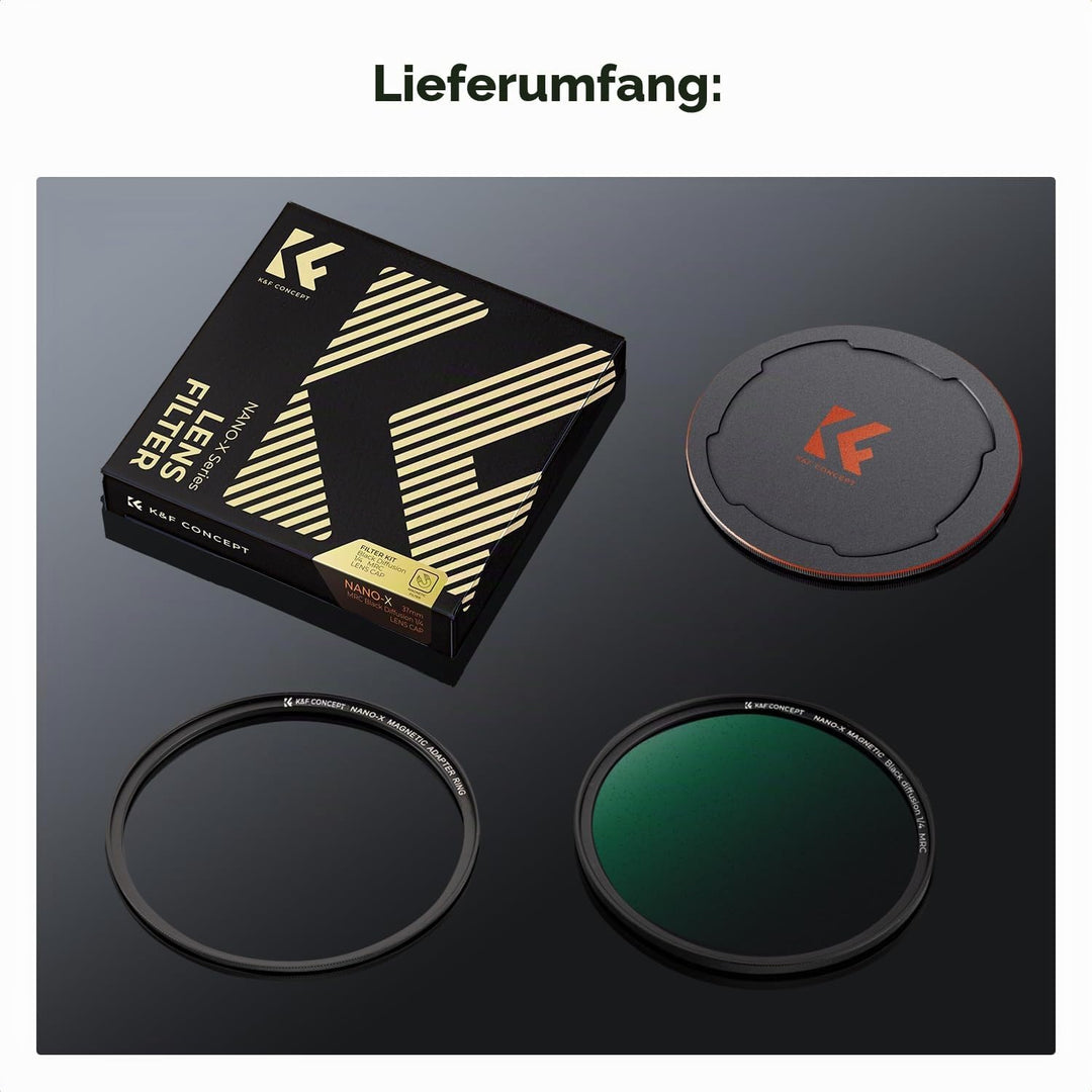 K&amp;F Concept Nano X-Serie Magnetischer Black-Mist 1/4 Black Promist 1/4 Filter Effektfilter-52mm 52mm
