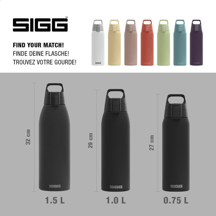 SIGG - Isolierte Trinkflasche - Thermosflasche Shield Therm One Eco Green kohlensäurehaltige Getränk
