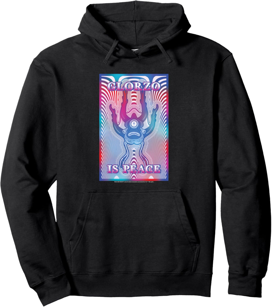 Rick and Morty Glorzo is Peace Pullover Hoodie