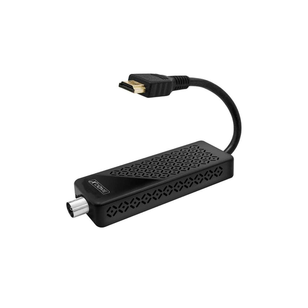 XD-220DG DVB-T2 HEVC 10BIT TV-Decorder mit integriertem HDMI-Kabel