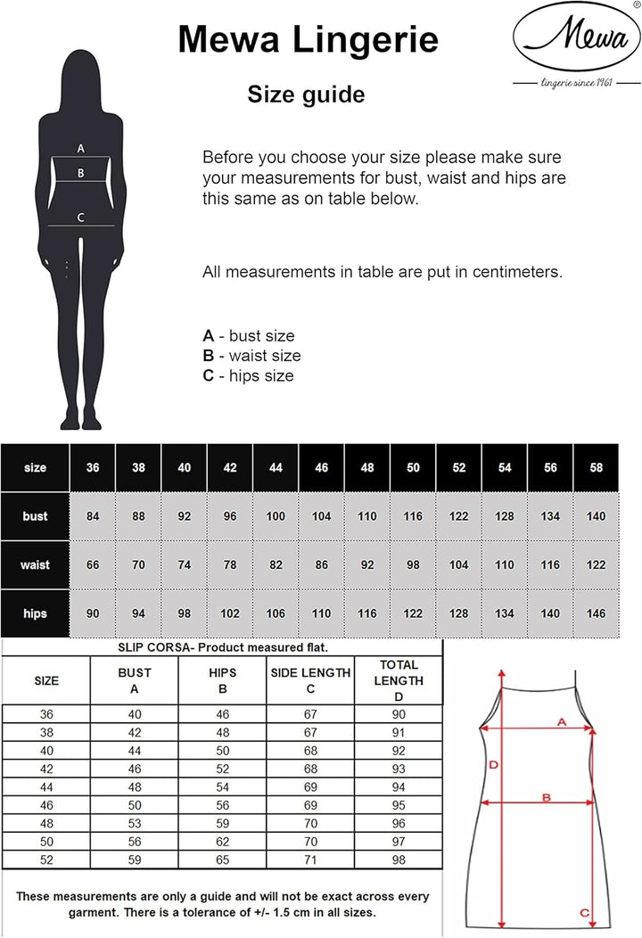 Mewa Damen Unterrock Corsa, Petticoat angenehm zu berühren, perfekt unter einem Kleid, Nicht statisc