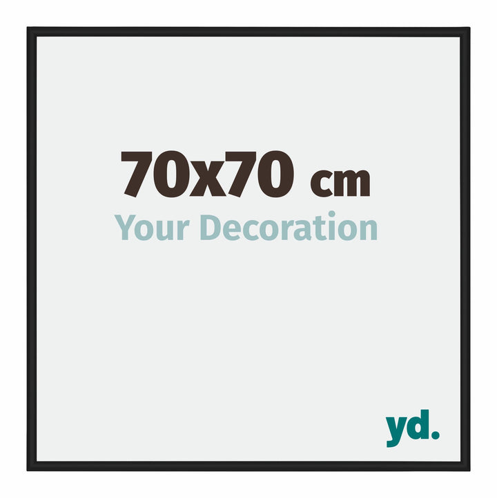 yd. Your Decoration - Bilderrahmen 70x70 cm - Bilderrahmen aus Aluminium mit Acrylglas - Antireflex