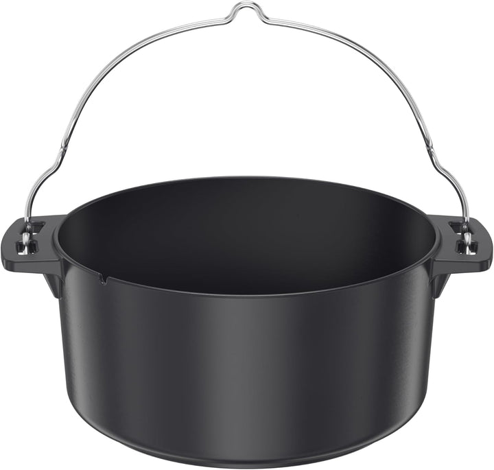 RÖSLE VARIO Dutch Oven, Hochwertiger Dutch Oven aus emailliertem Gusseisen, Deckel als Pfanne einset