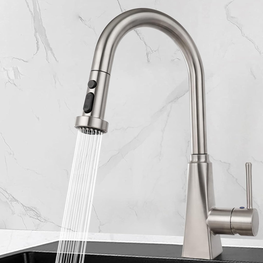 3 Modi Wasserhahn Aufsatz Pull out Brausekopf Küchenarmatur Geschirrbrause Handbrause Wassersparer f