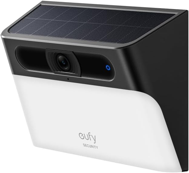 eufy Security Solar Wall Light Cam S120, kabellose 2K Solar Überwachungskamera aussen, nachhaltige S
