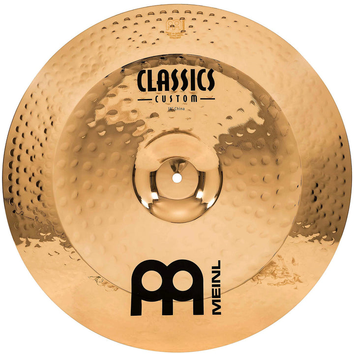 Meinl Cymbals Classics Custom Brilliant China 18 Zoll (Video) Schlagzeug Becken (45,72cm) B12 Bronze