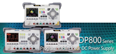 RIGOL DP832 DC-Netzteil, 3 Ausgänge, 30V/3A || 30V/3A, 5V/3A, 195 W, geringe Welligkeit und Rauschen