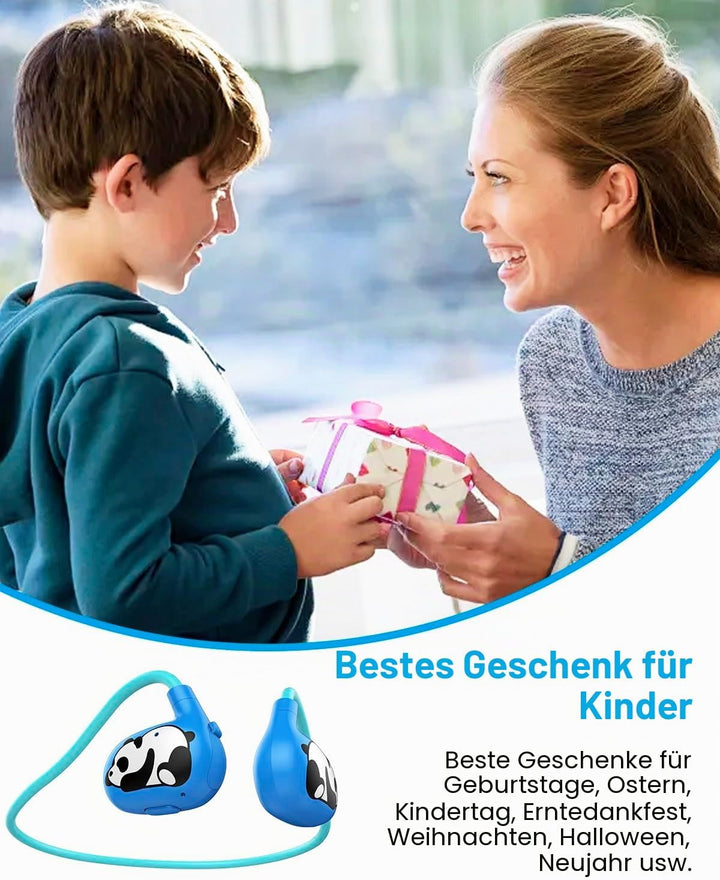 BANIGIPA Kinder-Kopfhörer, offene Kopfhörer, drahtloses Bluetooth 5.4 Headset mit Mikrofon für die S