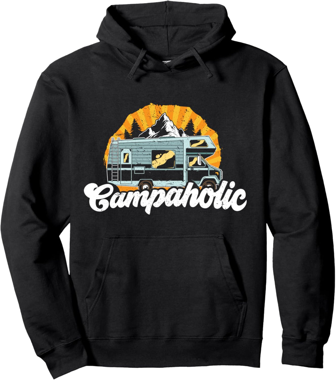 Camper Camping Wohnmobil Fun Spruch Mann Frau Geschenk Pullover Hoodie