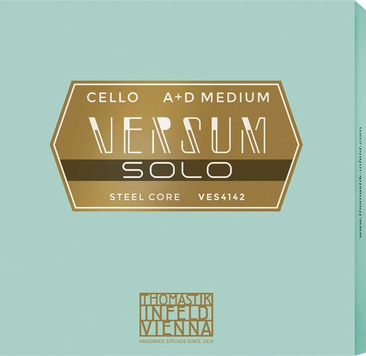 Thomastik Saiten für Cello Versum Solo Komplettsatz 4/4, mittel, VES400 Satz Solo VES400, Satz Solo