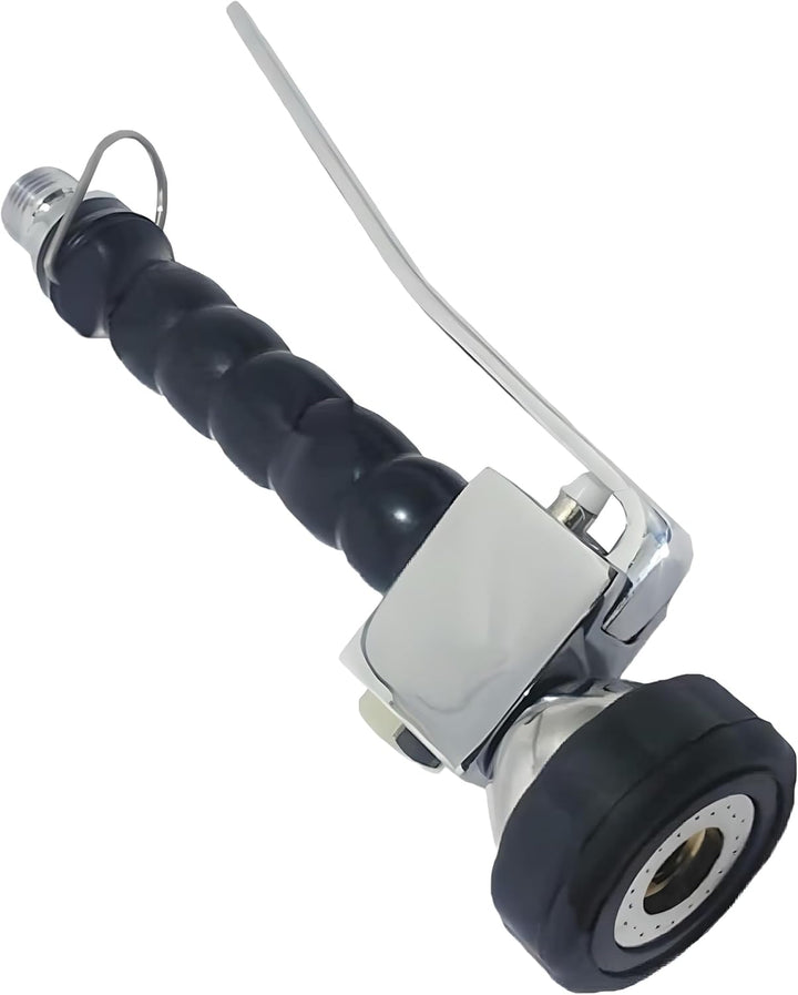 UZMAN Profi Gastro Handbrause (Schwarz) inkl. Feststellbügel 1/2" Edelstahl Ersatzbrause Handbrause