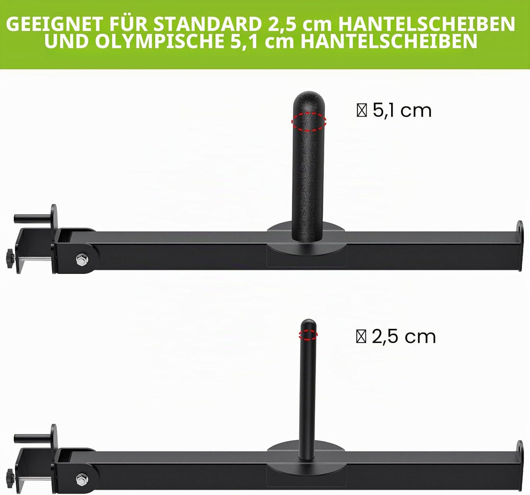 Kipika Belt Squat Lever Arm Attachment for 2„ x 2“ and 3„ x 3“ Square Tube Power Cages - Landmine At