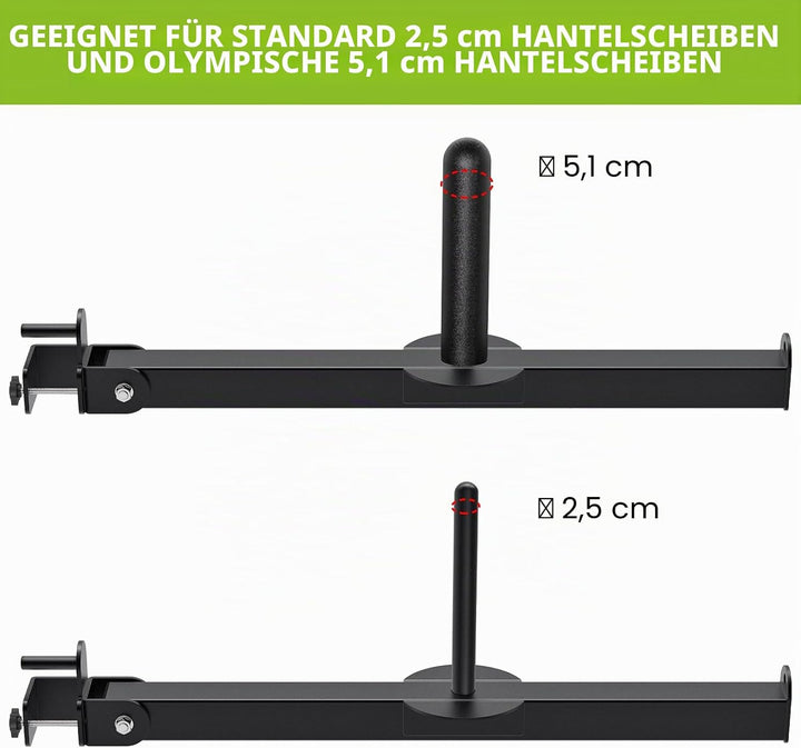 Kipika Belt Squat Lever Arm Attachment for 2„ x 2“ and 3„ x 3“ Square Tube Power Cages - Landmine At