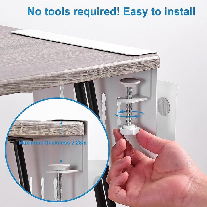 berjalan Schreibtisch-Seitenaufbewahrung, Hängende Schreibtischaufbewahrung, Laptop-Ständer Aus Stah