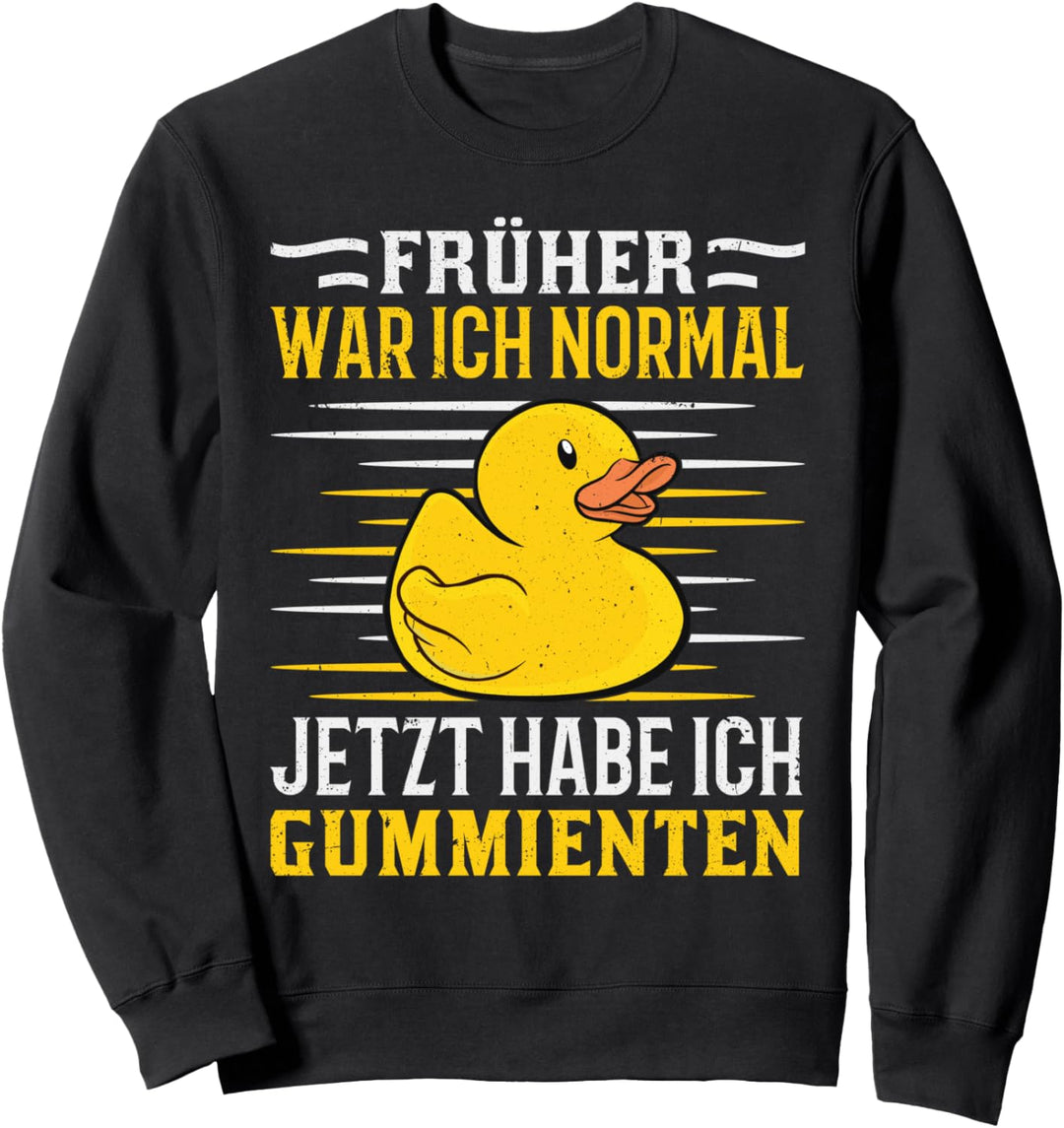 Gelbe Gummiente Ente Quietscheente Badeente Sweatshirt