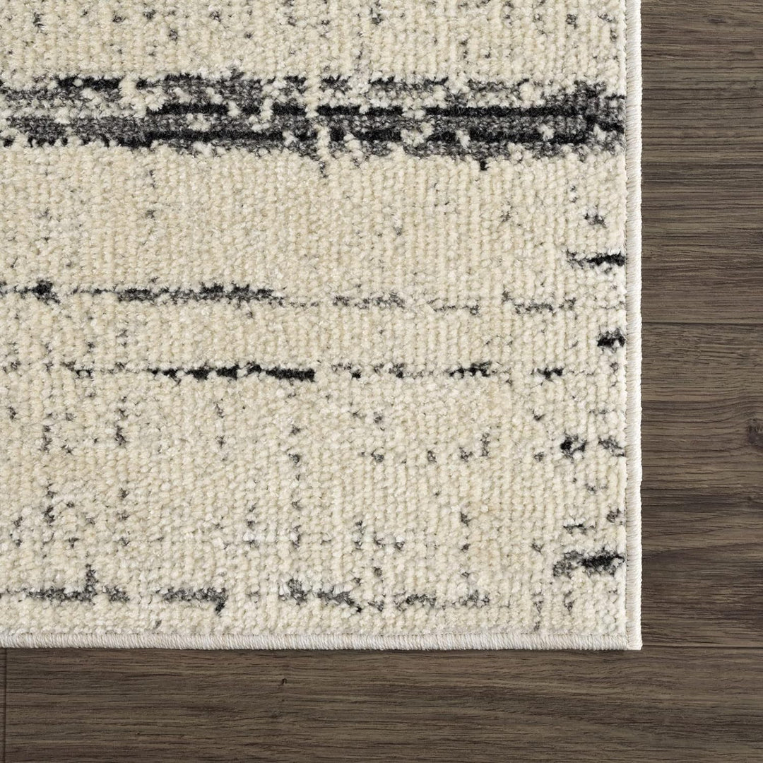 Surya Durham Teppich Wohnzimmer Modern – Abstrakt Design in Marmor Optik für Wohnzimmer, Esszimmer,