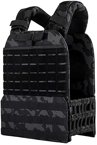 Force Fitness Gewichtsweste, 7 kg, Schwarz