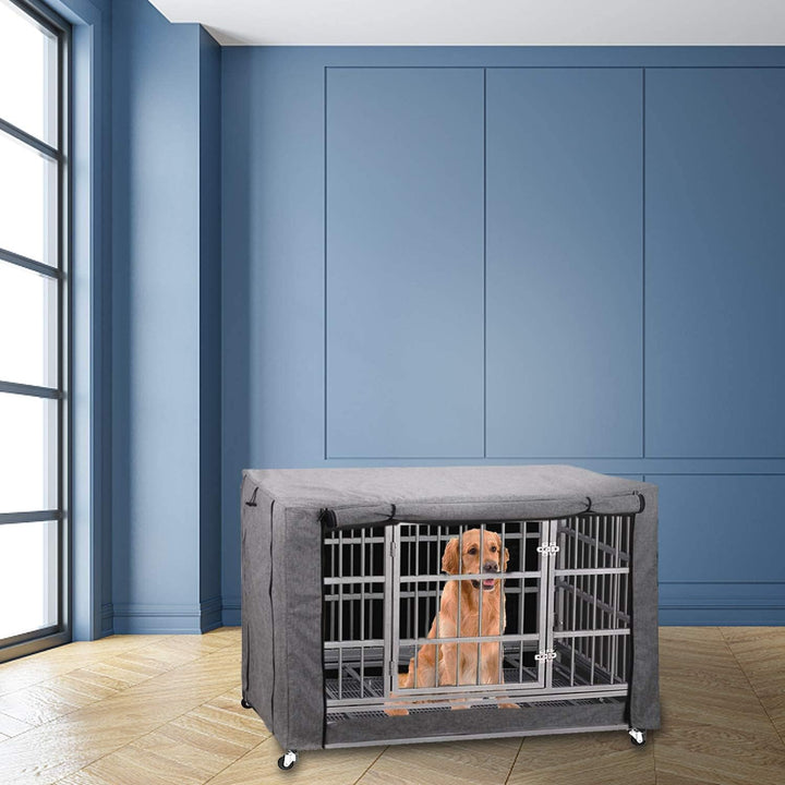 chengsan Hundekäfigabdeckung, Hundekaefig Abdeckung, Hundebox Abdeckung, langlebig, Winddicht, Abdec
