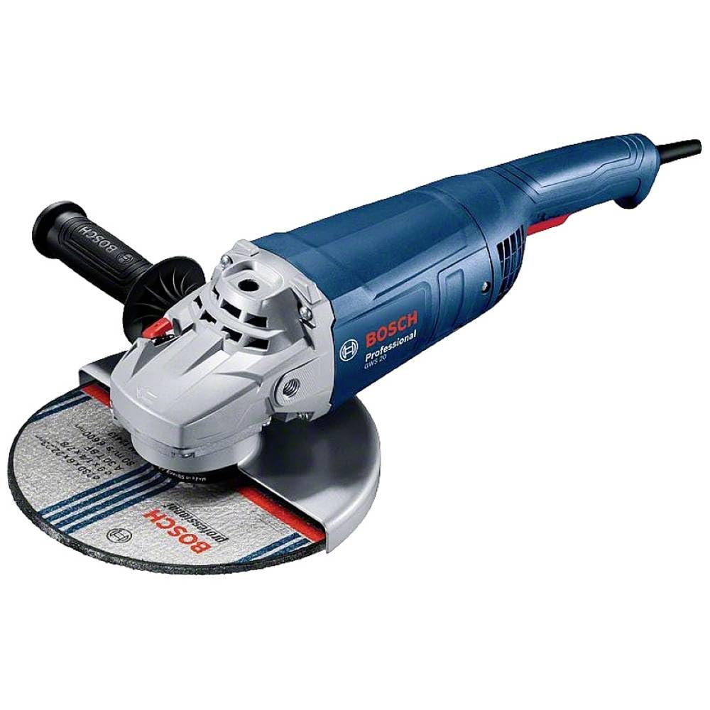 Bosch Professional Winkelschleifer GWS 20-230 P (2.000 Watt, inkl. Zusatzhandgriff, Aufnahmeflansch,