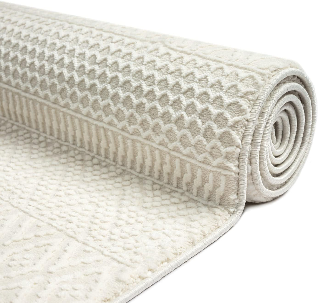 the carpet Lima nachhaltiger und umweltbewusster Designer Teppich, weich & pflegeleicht, 3D-Effekt,