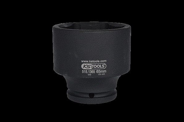 KS Tools 515.1365 3/4" Sechskant-Kraft-Stecknuss, kurz, 65mm