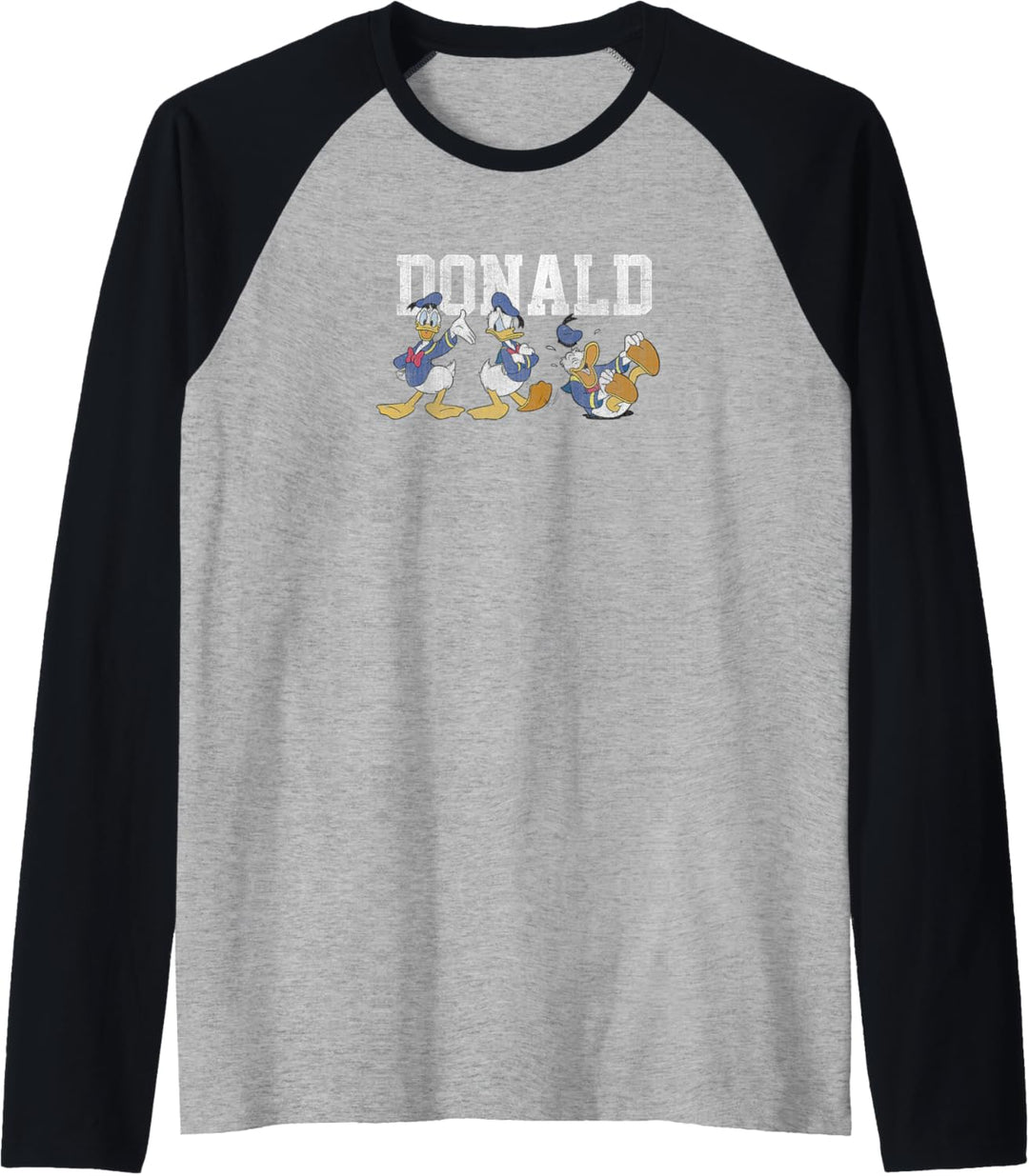 Disney Donald Duck Name Line Up Raglan