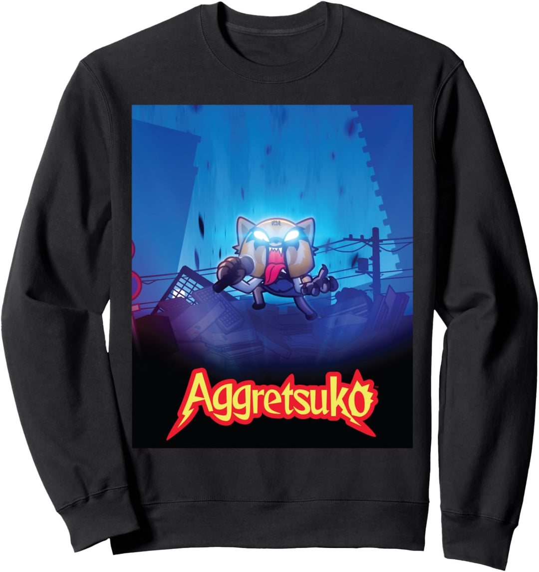 Aggretsuko Season 2 Rage Poster Sweatshirt