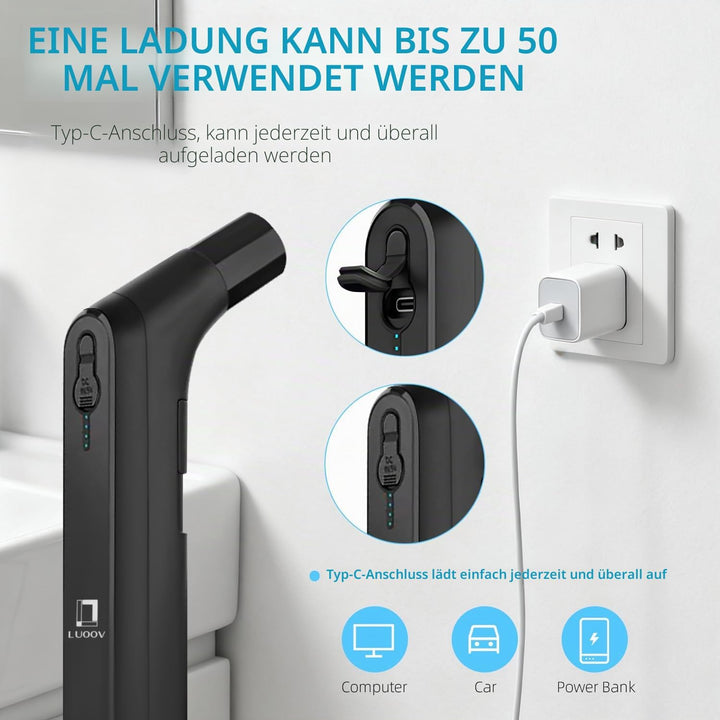 Elektrisches Bidet-Reise-Bidet, tragbarer Strahl für Toilette, Badezimmer und Outdoor-Wandern, musli