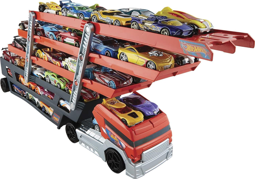 Hot Wheels CKC09 - Mega Fahrzeug-Transporter, Spielzeug ab 3 Jahren 1 Originalverpackung, 1 Original
