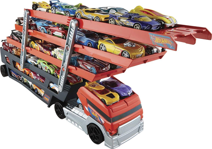 Hot Wheels CKC09 - Mega Fahrzeug-Transporter, Spielzeug ab 3 Jahren 1 Originalverpackung, 1 Original