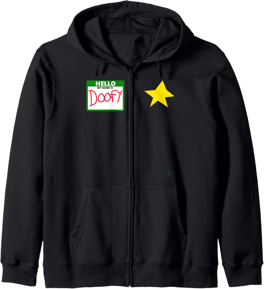 Lustiges Halloween Offizier Tee - Doofy Kostüm Halloween Kapuzenjacke