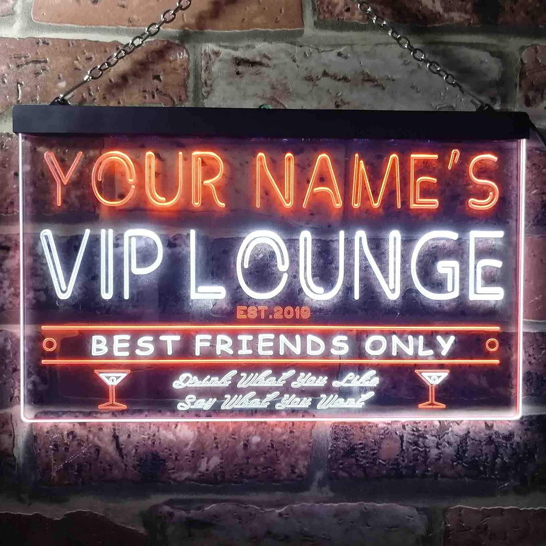 Personalized Your Name Est Year Theme VIP Lounge Bar Club Pub Dual Color LED Barlicht Neonlicht Lich