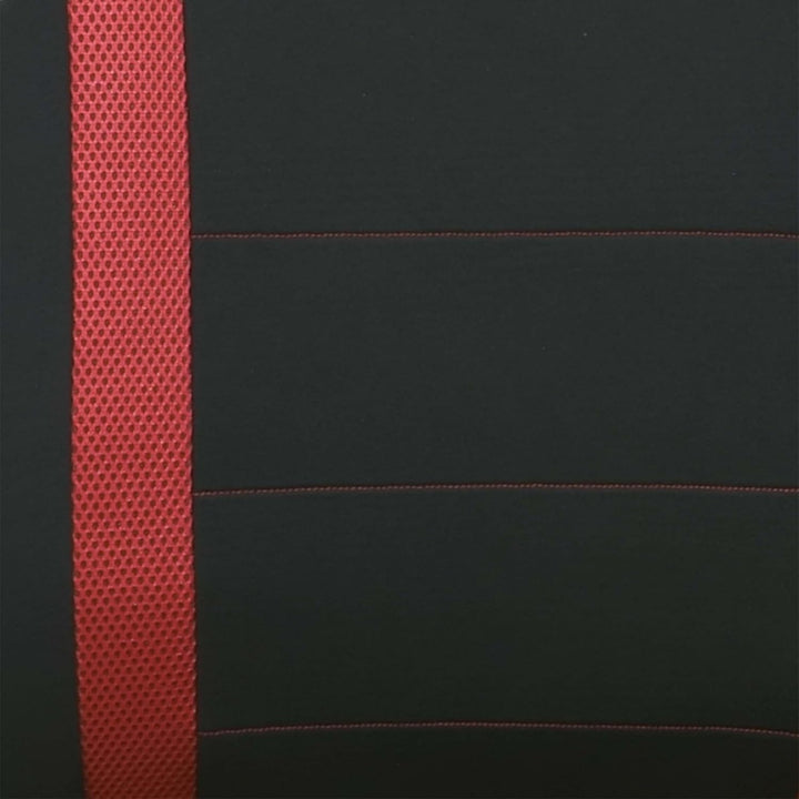 PETEX Auto Sitzbezüge Universal Komplett Set 11-teilig - Samoa rot, Eco Class mit SAB 1 Vario Komple