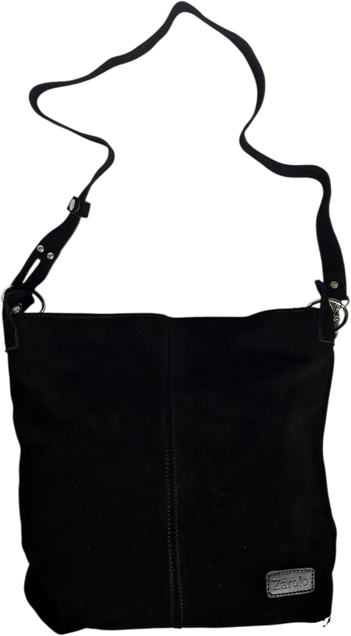 zarolo Damen Handtasche, Umhängetasche,Beuteltasche Shopper, Leder Schultertasche, Hobo Bag, echtes