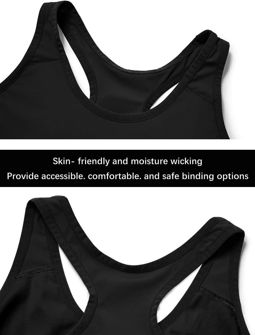 Idtswch Chest Binder for Transgender FTM Binder Compression Tomboy Trans Bandage Bra Cosplay Underwe