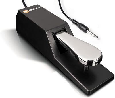 TIGER KYS77-BK Keyboardständer & M-Audio SP-2 - Universal Sustain Pedal mit Piano Style Action, das