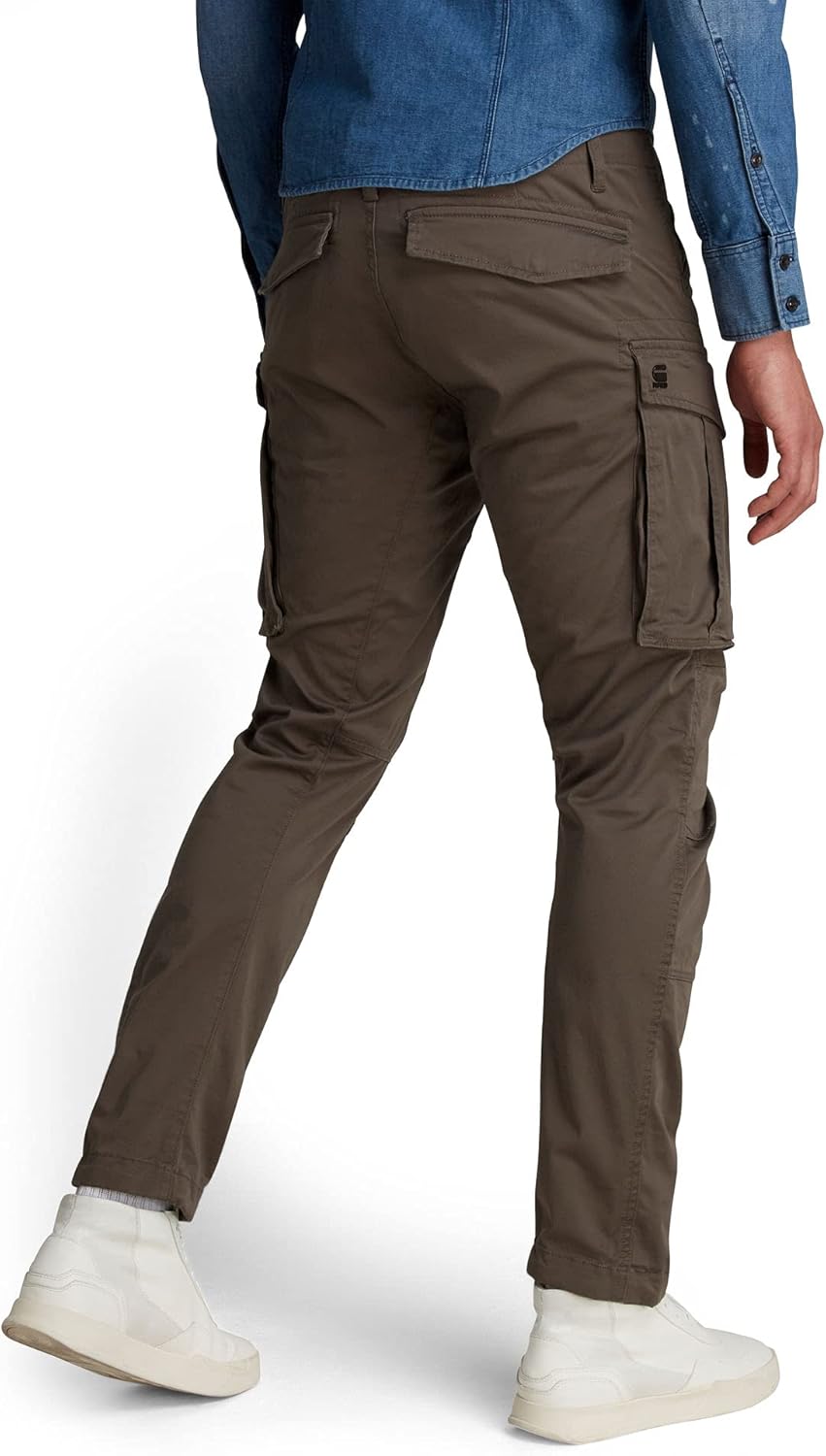 G-STAR RAW Herren Rovic Zip 3D Straight Tapered Hose 40W / 32L Grün (Dk Bronze Green 5126-6059), 40W