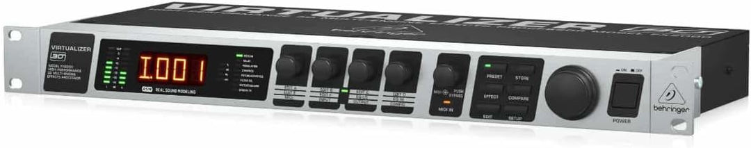 Behringer VIRTUALIZER 3D FX2000 Hochleistungs-3D-Multi-Engine-Effektprozessor Einzelbett, Einzelbett