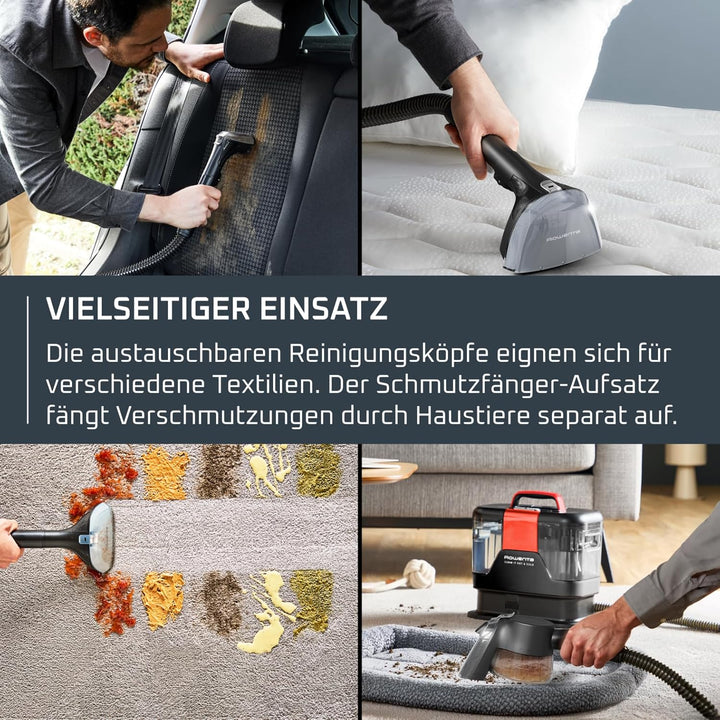 Rowenta Clean It IN7022F0 Hot & Cold Polster-Staubsauger, Flecken- und Teppichreiniger, Leistung 115
