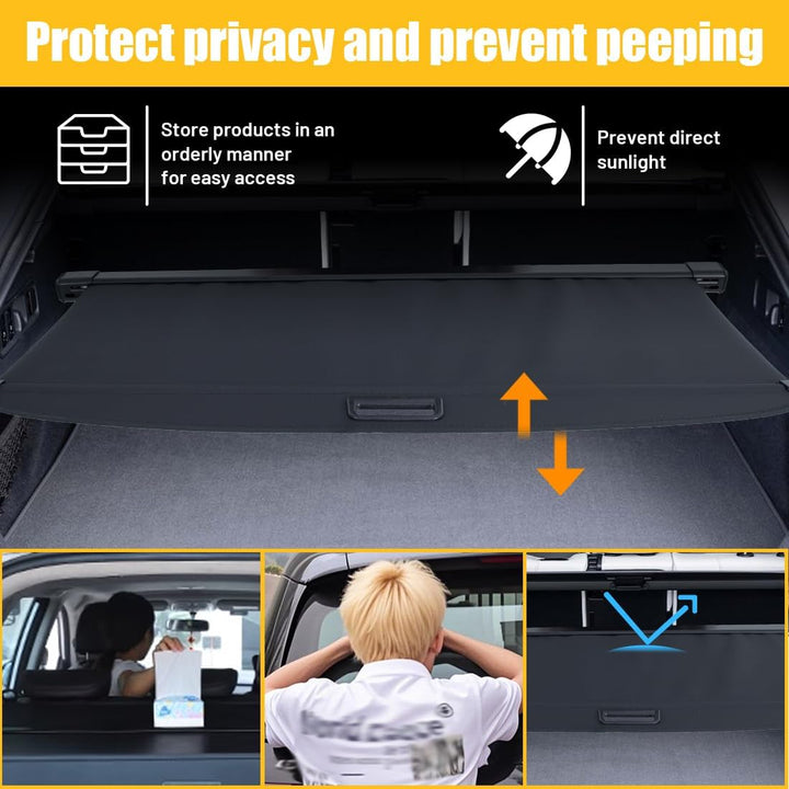 OREALTOOL Laderaumabdeckung Kofferraum Schutz Abdeckung Cargo Cover für Mercedes-Benz Klasse GLC 201